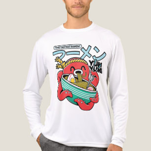 Camiseta Triblenda Pulpo Ramen más Delicioso – Fideos Japoneses Kawai