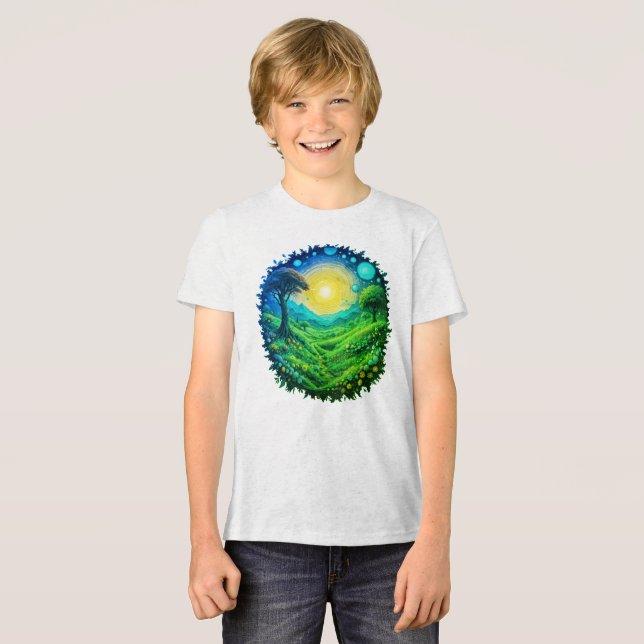 Camiseta Triblenda Pulso eléctrico de vídeo (Anverso Completo)