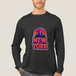 Camiseta Triblenda Pulso urbano: luces de Nueva York