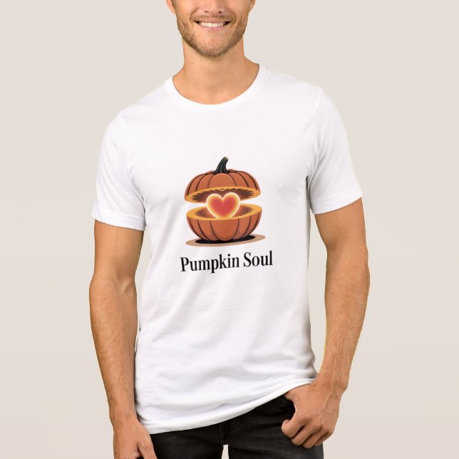 Camiseta Triblenda Pumpkin Soul Fall Men's T-Shirt (Anverso)