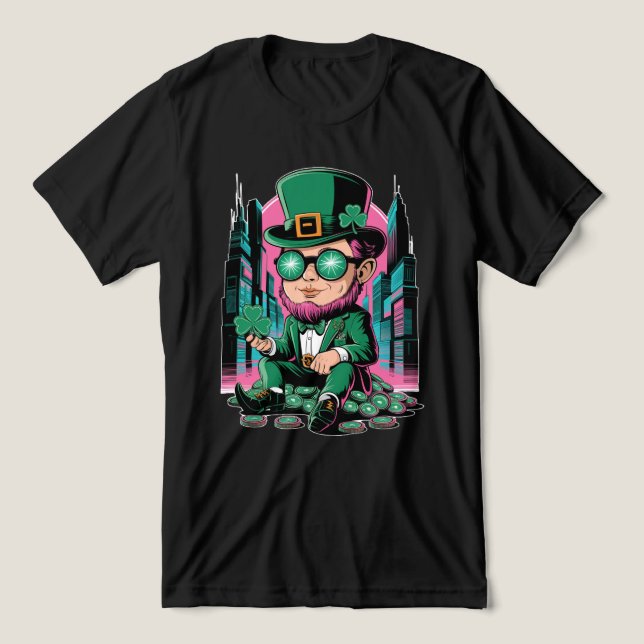 Camiseta Triblenda Punk Cibernético Afortunado (Diseño delantero )