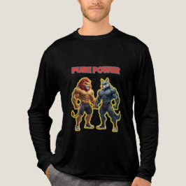 Camiseta Triblenda Pure Power – Strong Animal Muscle Cartoon Design