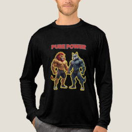 Camiseta Triblenda Pure Power – Strong Animal Muscle Cartoon Design