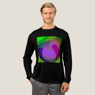 Camiseta Triblenda Púrpura Y Verde 403
