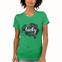 Purpurina afortunado y Camo Shamrock St. Patrick's