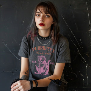 Camiseta Triblenda Purrfect del juego del club de libros