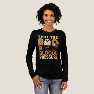 Camiseta Triblenda Puse El Boo En La Enfermera De Presión Sanguínea H