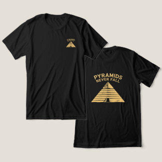 Camiseta Triblenda Pyramids Never Fall Minimal Egypt T-Shirt