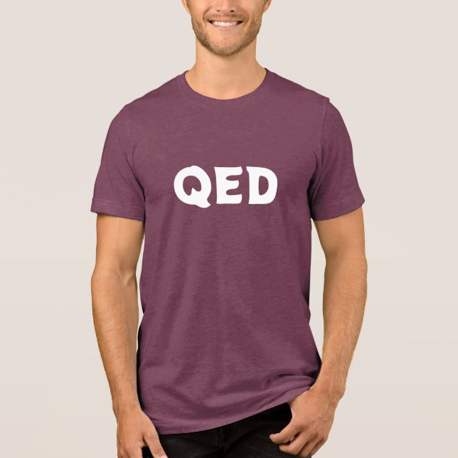 Camiseta Triblenda QED T-Shirt (Anverso)