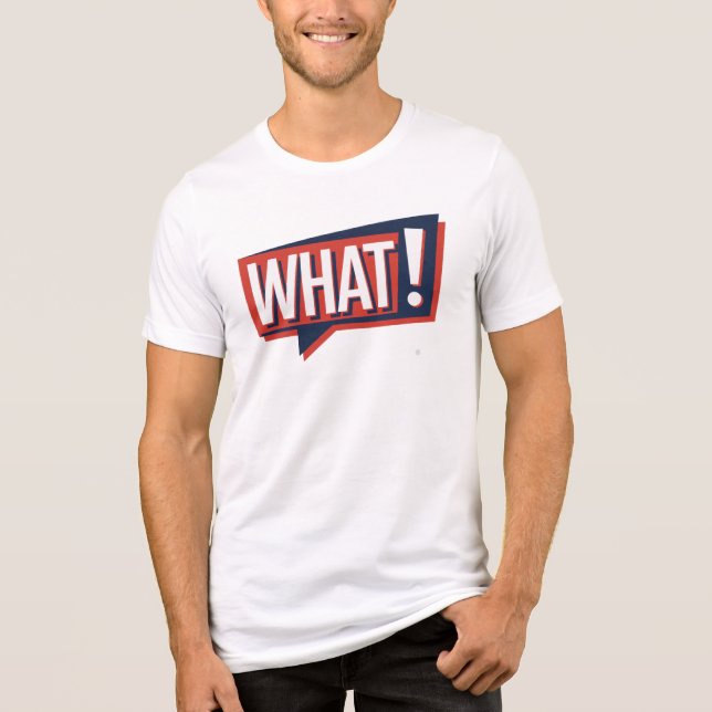 Camiseta Triblenda ¡Qué! (Anverso)