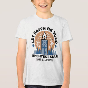 Camiseta Triblenda Que brille la fe: Tema del invierno
