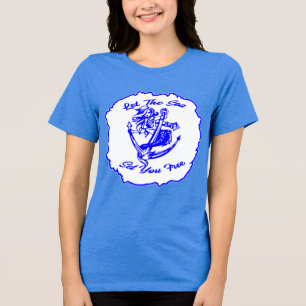 Camiseta Triblenda Que El Mar Te Ponga Libre Ancla De Sirenas © FB @ 