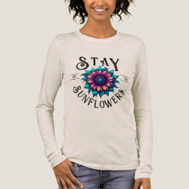 Camiseta Triblenda Quédate por los Girasoles