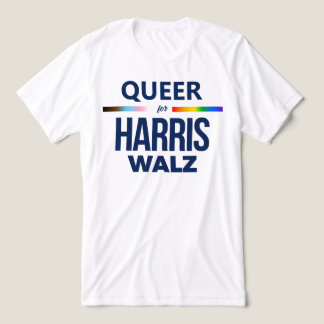 Camiseta Triblenda Queer para Harris Walz