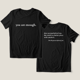 Camiseta Triblenda Querida Persona Detrás de Mí Amo Hombres Mujeres