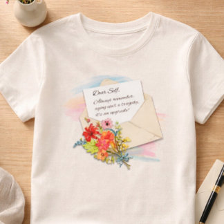 Camiseta Triblenda Querido Yo, Envejecer es una Actualización Camiset