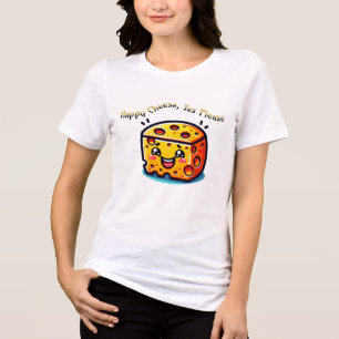 Camiseta Triblenda Queso feliz, sí, por favor