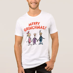 Camiseta Triblenda Quienes se dan la mano Feliz Grinchmas
