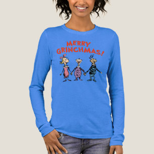 Camiseta Triblenda Quienes se dan la mano Feliz Grinchmas