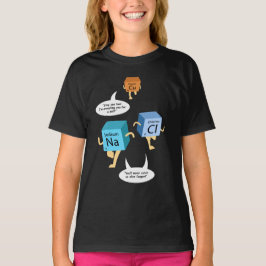 Camiseta Triblenda Química divertida Elementos Químicos de la Gag de
