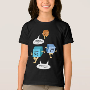 Camiseta Triblenda Química divertida Elementos Químicos de la Gag de 