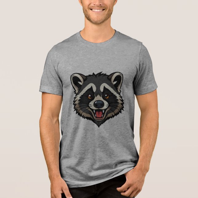 Camiseta Triblenda Raccoon (Anverso)