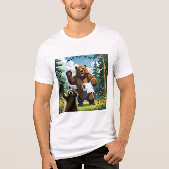 Camiseta Triblenda Raccoon Selfie 5 (Anverso)