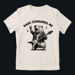 Camiseta Triblenda Rage Consumes Me Capybara Rock On<br><div class="desc">Rage Consumes Me Capybara Rock On</div>