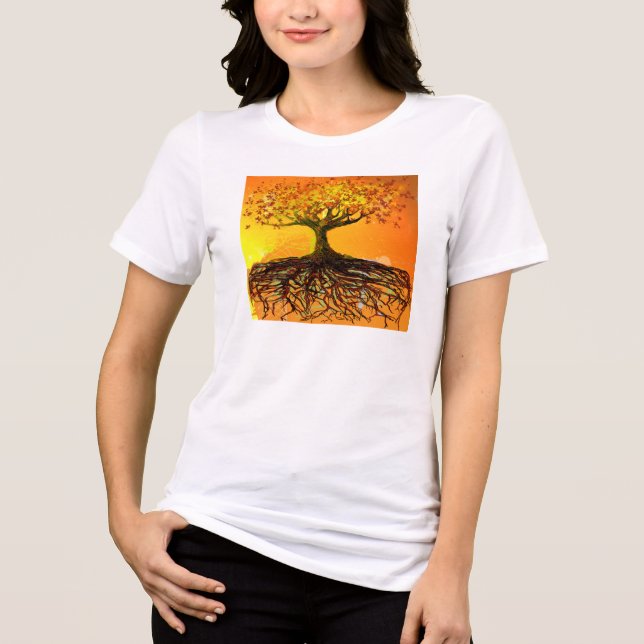 Camiseta Triblenda Raíces de amor (Anverso)