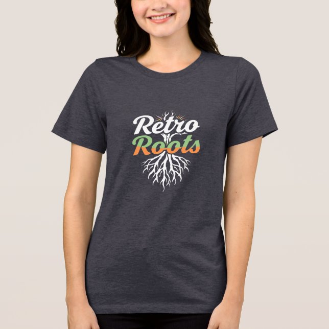 Camiseta Triblenda Raíces retro (Anverso)