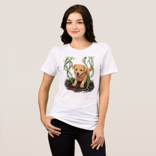 Camiseta Triblenda Raíces silvestres - Espectacular diseño de jardín