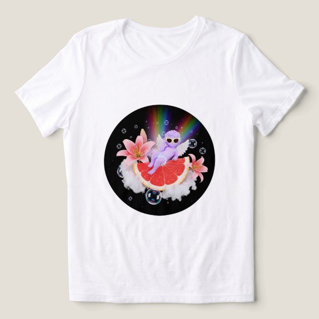 Camiseta Triblenda Rainbow Angel Dream Tee 🌈 ✨ (Diseño delantero )