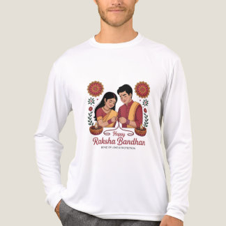 Camiseta Triblenda Raksha Bandhan Tri-blend Long Sleeve Shirt