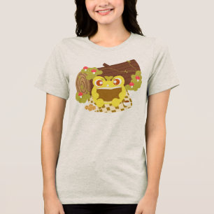 Camiseta Triblenda Rana de picnic leyendo un libro