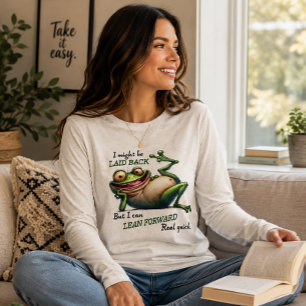 Camiseta Triblenda Rana divertida y relajada