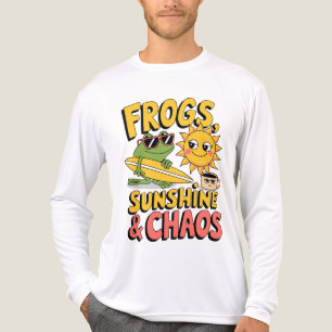 Camiseta Triblenda Ranas, sol y caos - Verano divertido