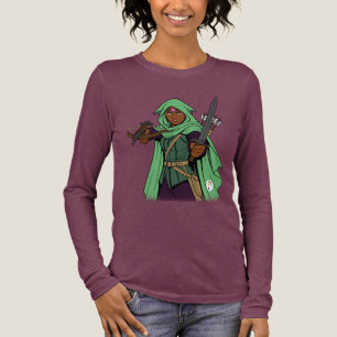 Camiseta Triblenda Ranger de fantasía: arte de aventurero con capucha