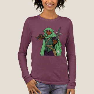 Camiseta Triblenda Ranger de fantasía: arte de aventurero con capucha