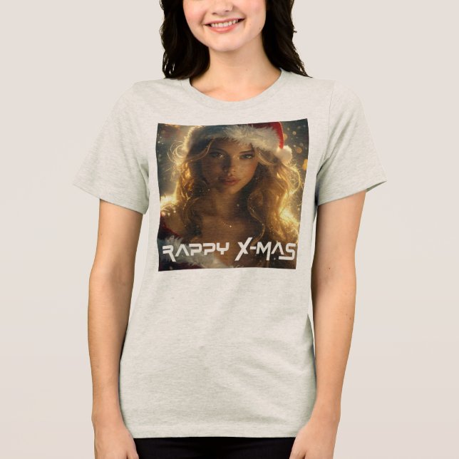 CAMISETA TRIBLENDA RAPPY X-MAS (Anverso)