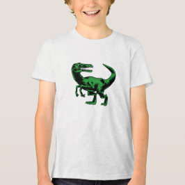 Camiseta Triblenda Raptor verde Dino T-Shirt