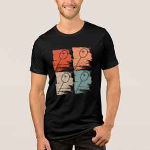 Camiseta Triblenda Raqueta de bádminton bádminton Retro