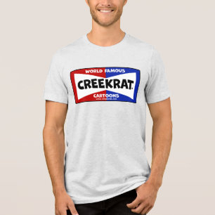Camiseta Triblenda Rata de Creek   CeeekRat Co.   LOGO DE RATA DE CRE