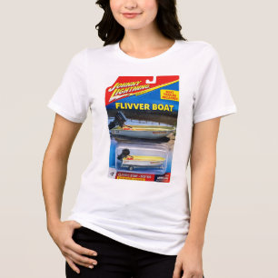 Camiseta Triblenda Rata del arroyo   CreekRat Co.   Barco Flivver Fli