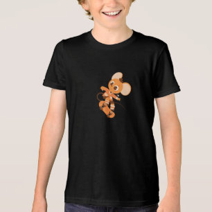 Camiseta Triblenda Ratón Skateboarding Tri-Blend negro