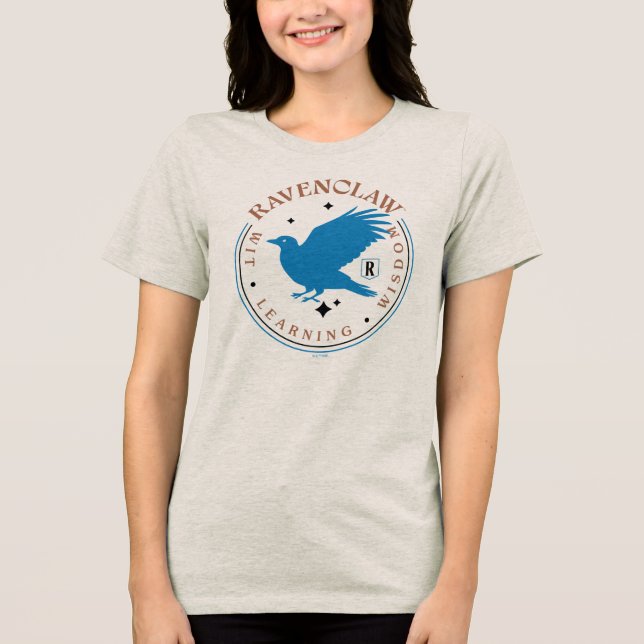 Camiseta Triblenda RAVENCLAW™ Blue Eagle House Pride Badge (Anverso)