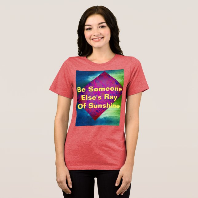 Camiseta Triblenda Ray Of Sunshine Rainbow (Anverso Completo )