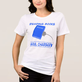 Camiseta Triblenda Reading Books Soul Charger – Cozy Book Lover Art