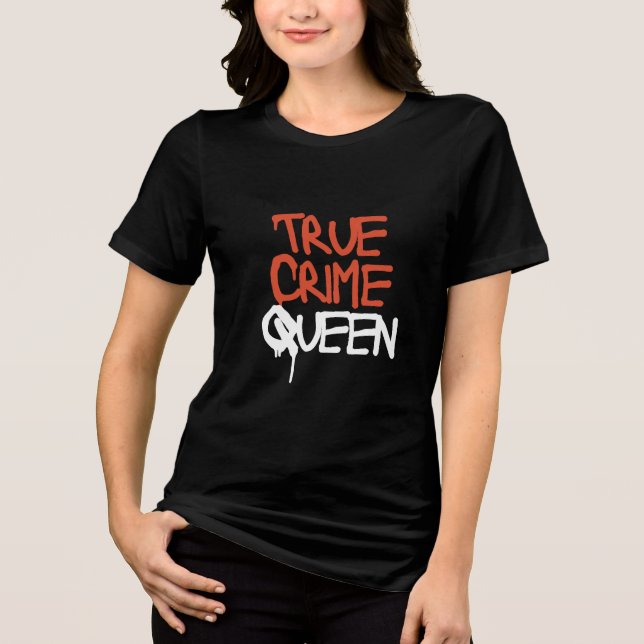 Camiseta Triblenda Real Crime Queen Tee (Anverso)