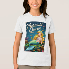 Camiseta Triblenda Realeza oceánica de la reina de la sirena Personal