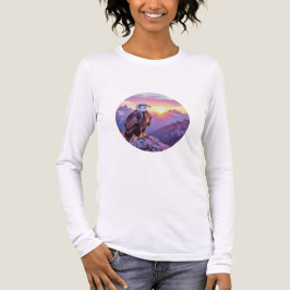 Camiseta Triblenda Realistic Eagle on Rock – Majestic Wildlife Scene